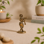 Lord Krishna Statue Playing Flute | 2.5 Inch | Idol Small | Murti | Kanha for Home Temple Puja | Murli Manohar | જય શ્રી કૃષ્ણ |