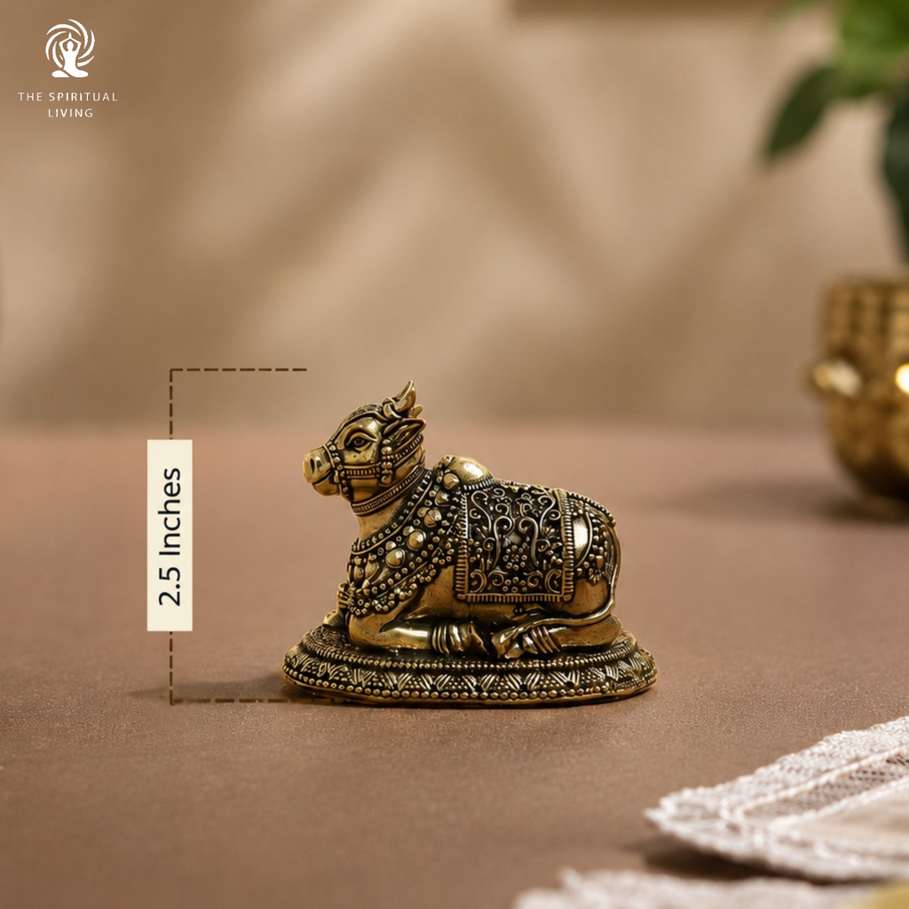 Pure Brass Nandi - 2.5 Inch