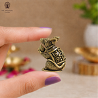Brass Rat for Ganesh - 1.5 Inch