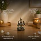 Brass Tara Devi Idol | 2 Inch | Statue | Maa Tara Murti for Home Temple | Religious Shree Green Tara | Mahavidya |