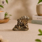 Brass Vishnu Laxmi on Sheshnag Idol | 2 Inch