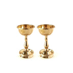 Brass Udupi Nanda Akhand Jyoth Diya (Pack of 2)