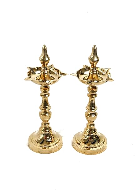 Kerala Fancy Diya (Pack of 2)  11 Inch