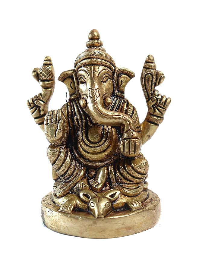 Lord Ganesh Ji Idol (Brass )