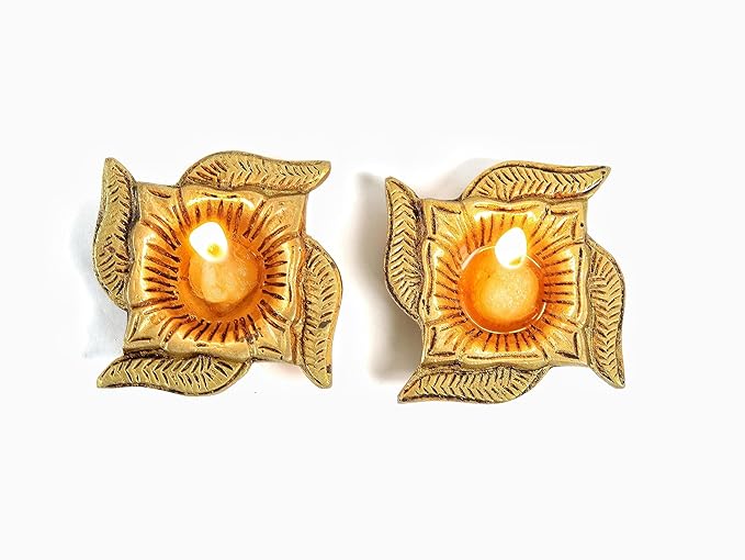 Brass Swastik Diya