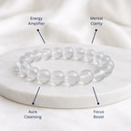 Clear Quartz Crystal Bracelet