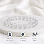 Clear Quartz Crystal Bracelet
