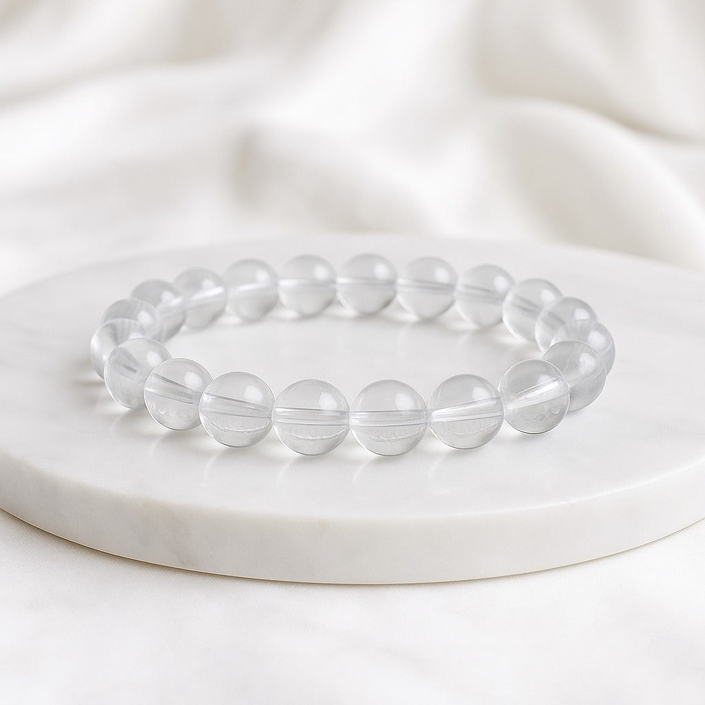 Clear Quartz Crystal Bracelet