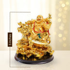 Laughing Buddha On Dragon Tortoise | 5 Inch |