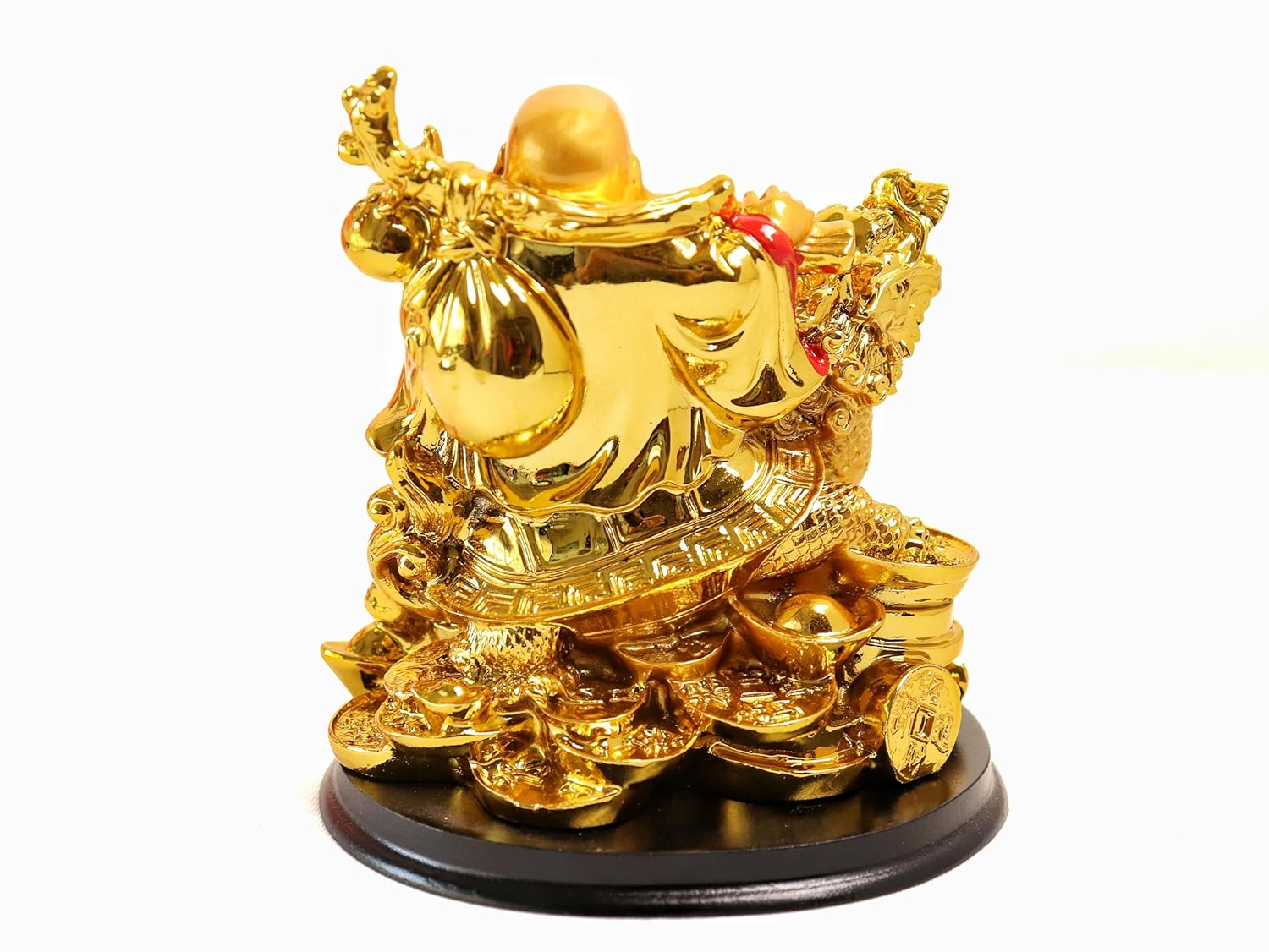 Laughing Buddha On Dragon Tortoise | 5 Inch |