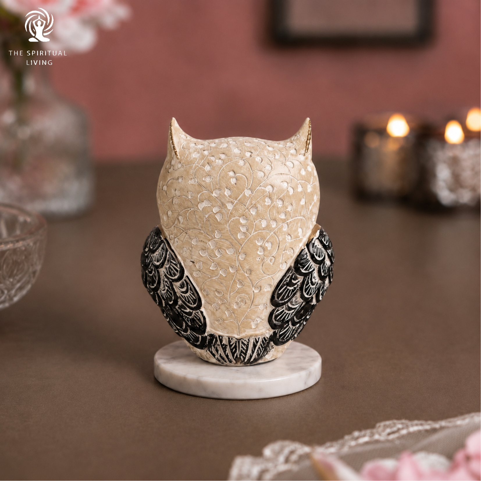 White Owl Showpiece - ( Evil Eye )