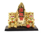 Fu Dogs with Shingandang Stone - 5 Inch