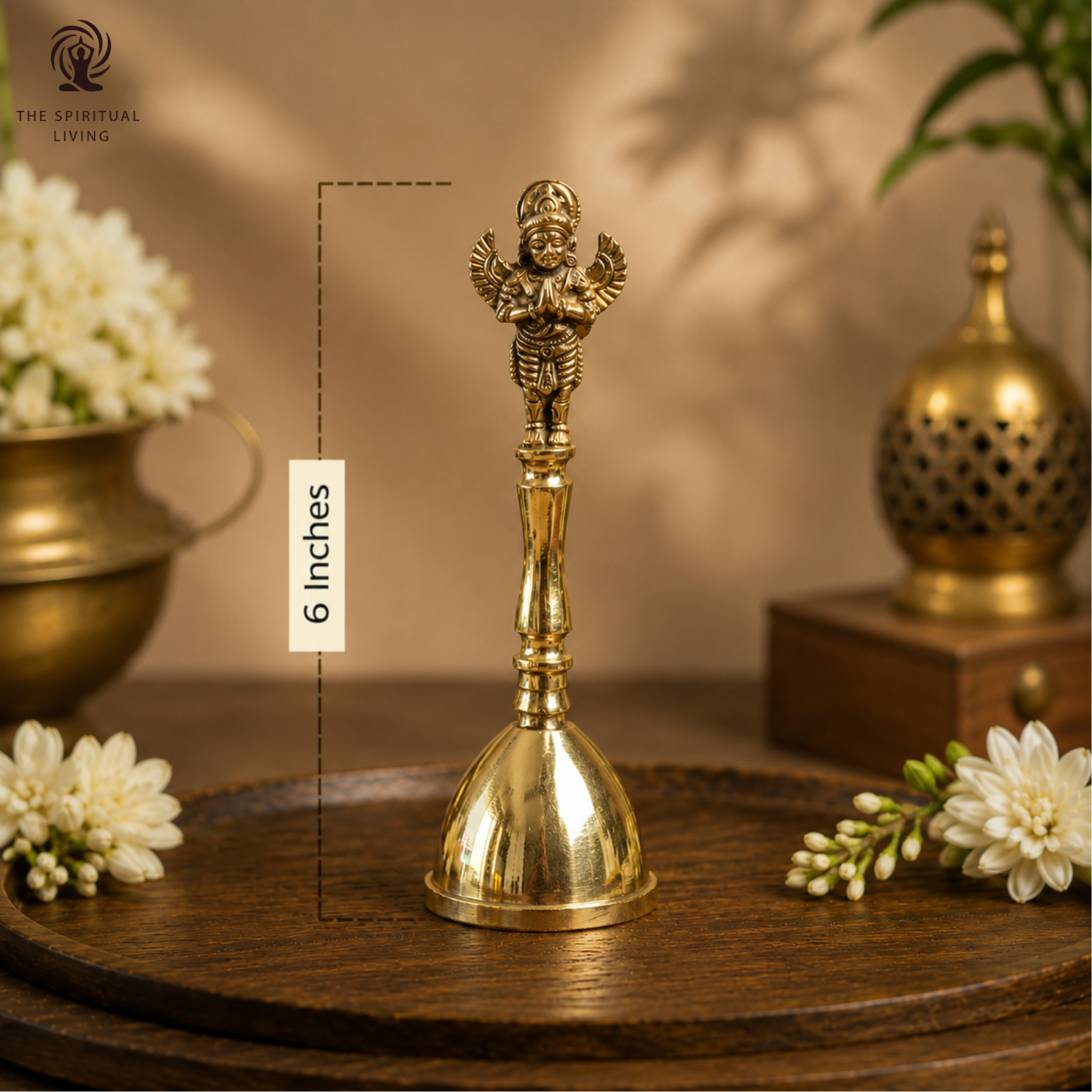 Garud Brass Bell - 6 Inch