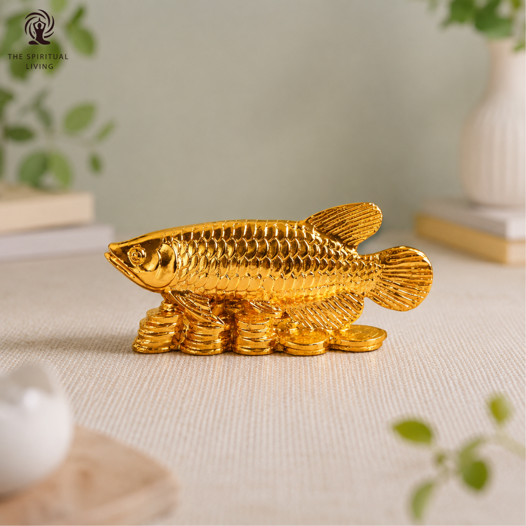 Feng Shui Arowana Fish Statue | 5.5 Inch | Vastu Products | Home & Office |