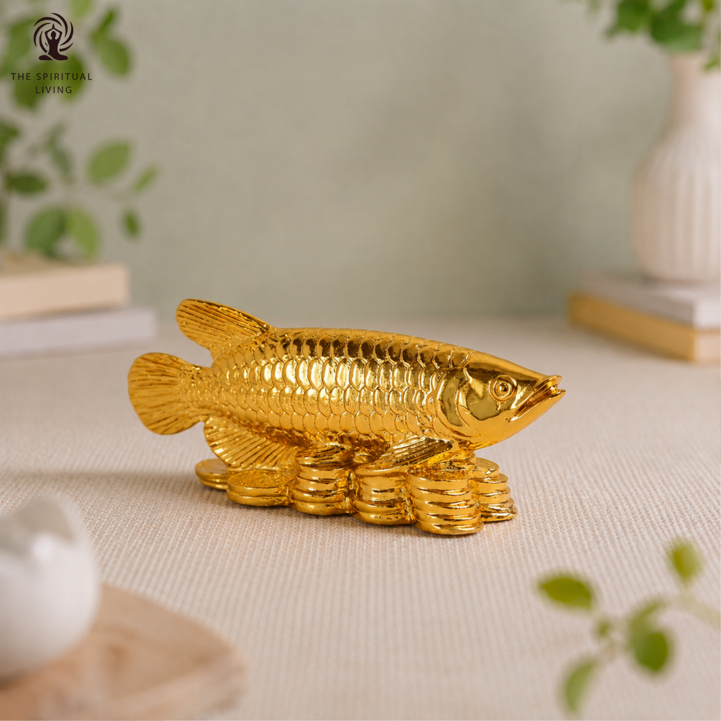 Feng Shui Arowana Fish Statue | 5.5 Inch | Vastu Products | Home & Office |
