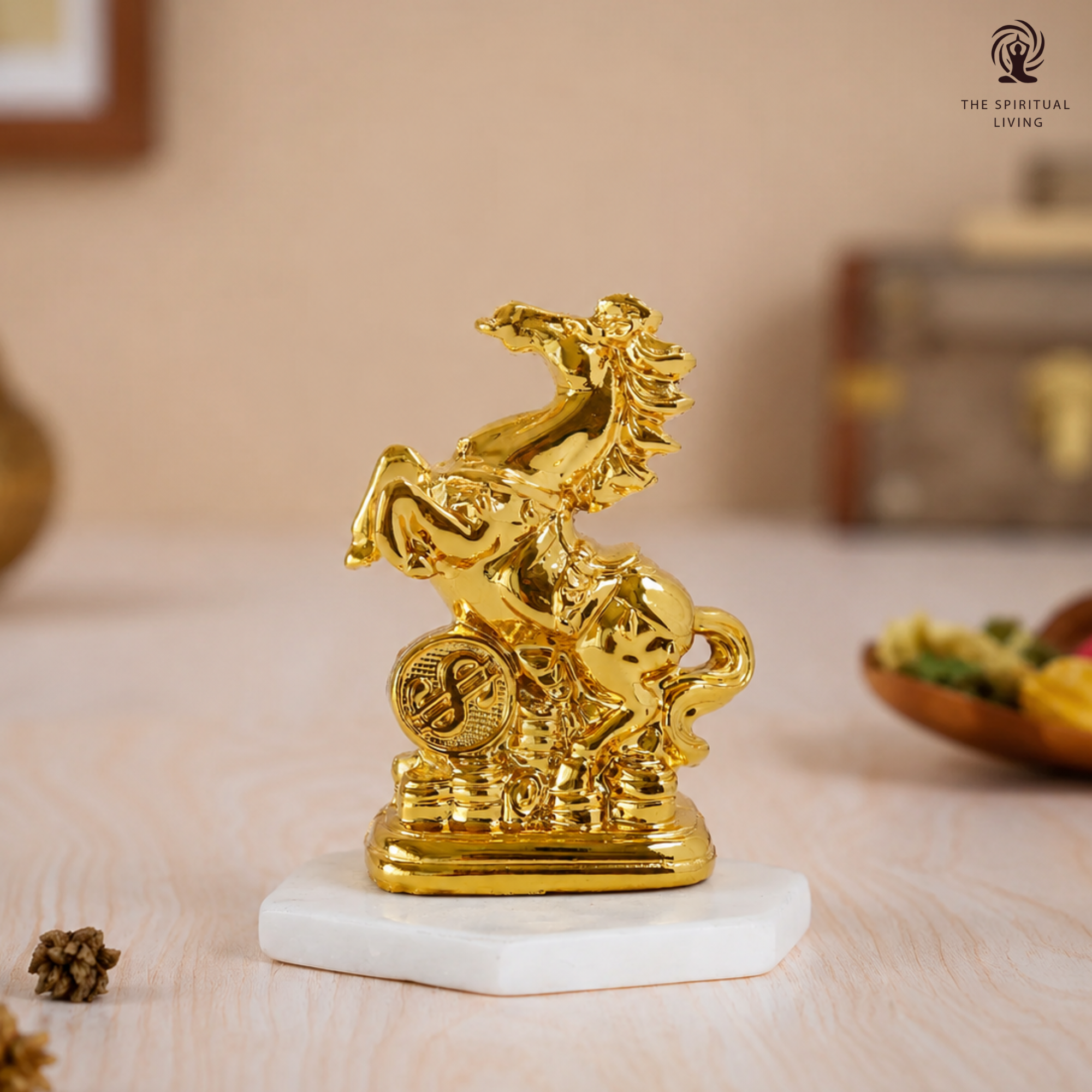 Small Horse Showpiece | 3.25 Inch | Horse Statue for Home Decor | Fengshui Items |