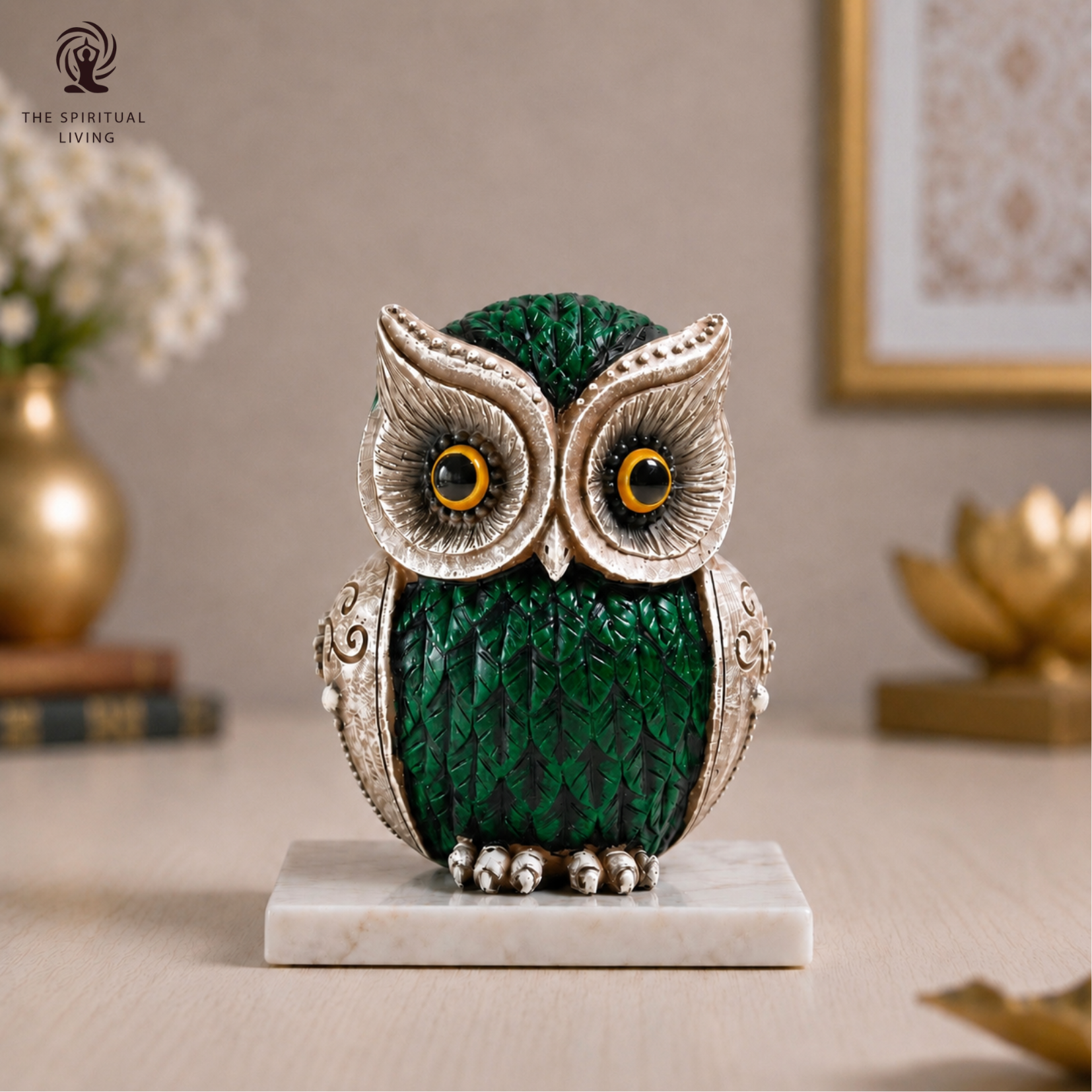 Owl Statue for Good Luck - 4 Inch