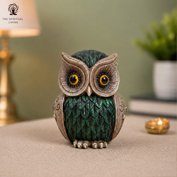 Owl Statue for Good Luck - 4 Inch