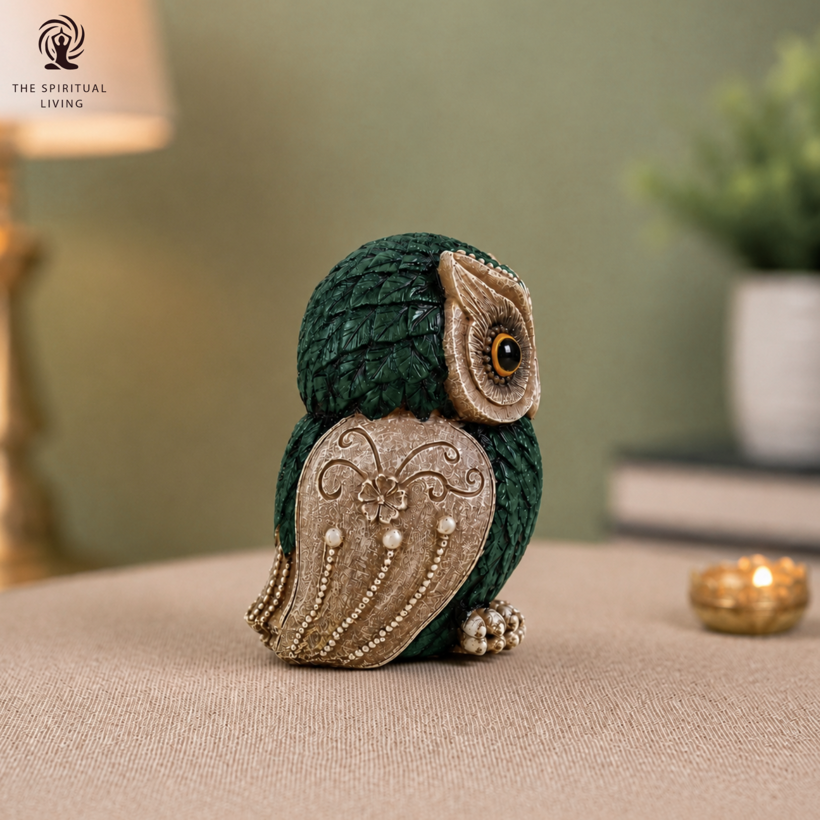 Owl Statue for Good Luck - 4 Inch