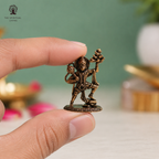Brass Hanuman Mini Murti | 1 Inch | Statue | Idol
