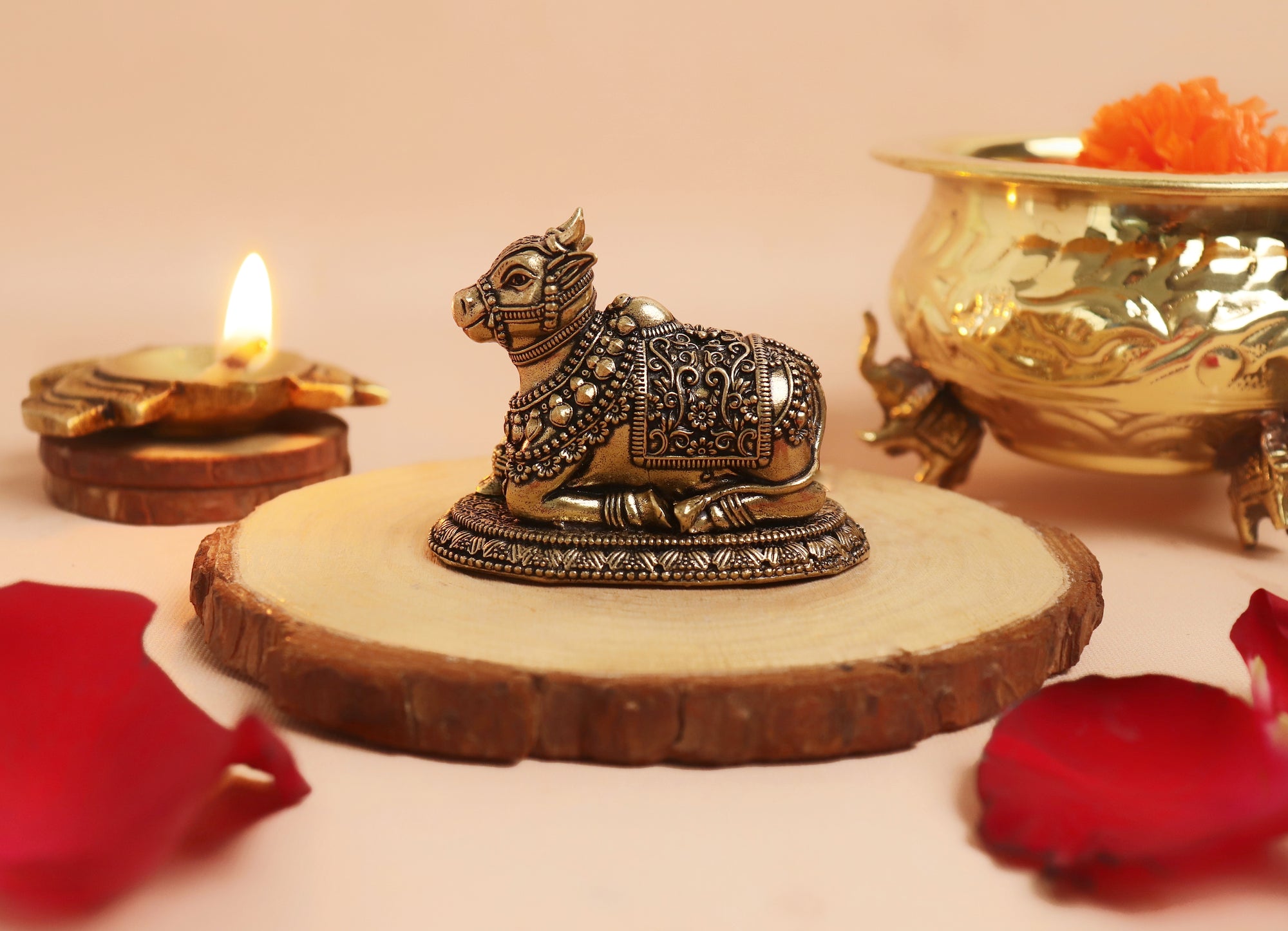 Pure Brass Nandi - 2.5 Inch