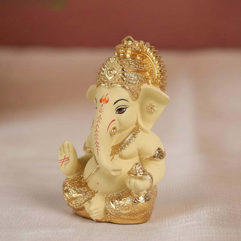Ganesha Idol – Home Decor Figurine | 4.5 Inch