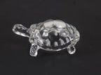 Glass Crystal Laxmi Turtle | 4 INCH | Kachua with Plate |