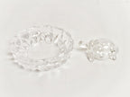 Glass Crystal Laxmi Turtle | 4 INCH | Kachua with Plate |