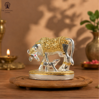 Kamdhenu Cow with Calf Idol