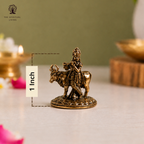 Krishna Ji with Cow | 1 Inch | Gau MATA | Krishna Idol | જય શ્રી કૃષ્ણ | Small | Mini |
