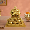 Resin Kuber Ji Ki Murti | 8 Inch | Kubera Idol |