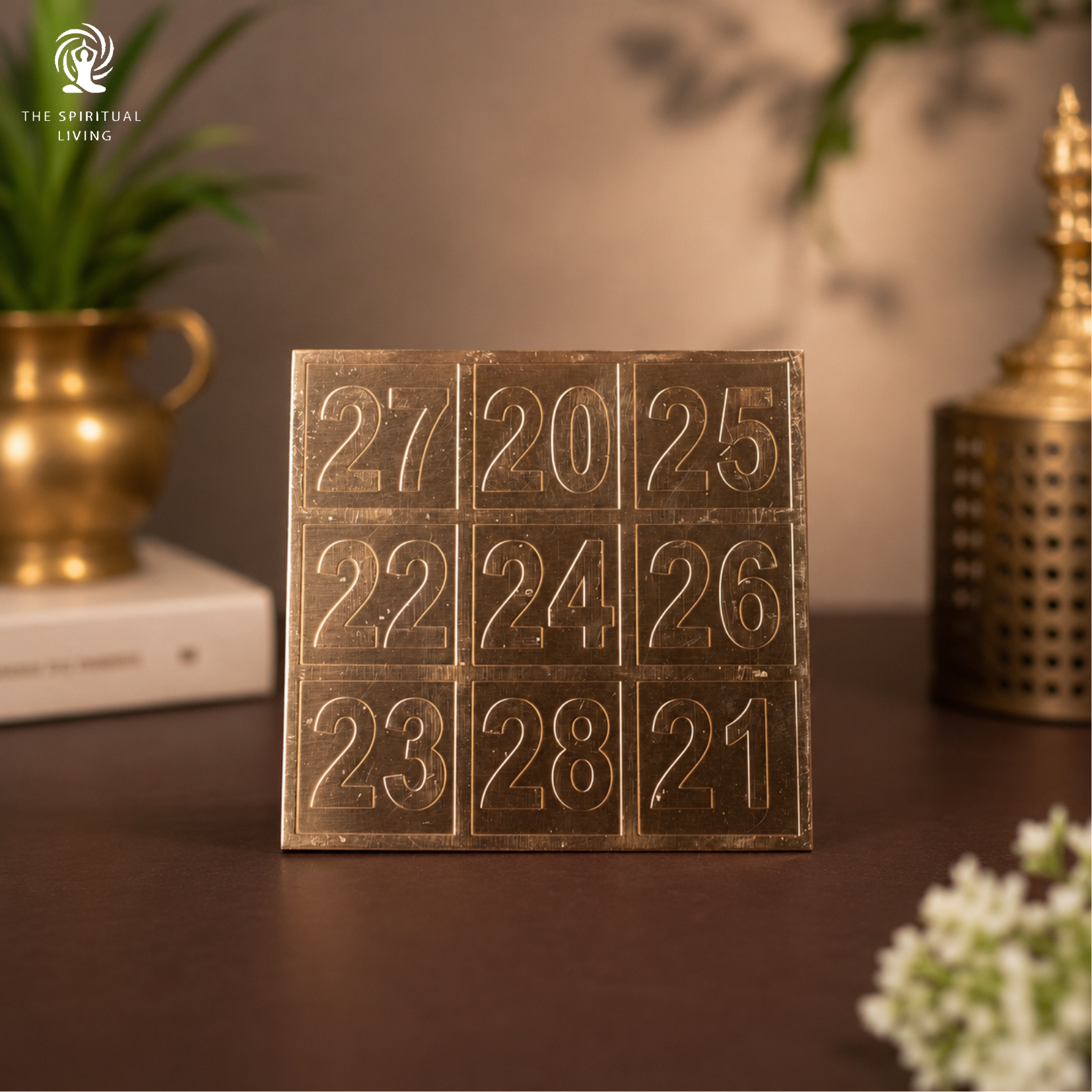 Copper Kuber Card of Abundance for Wallet - 2 Inch - 2 Pcs