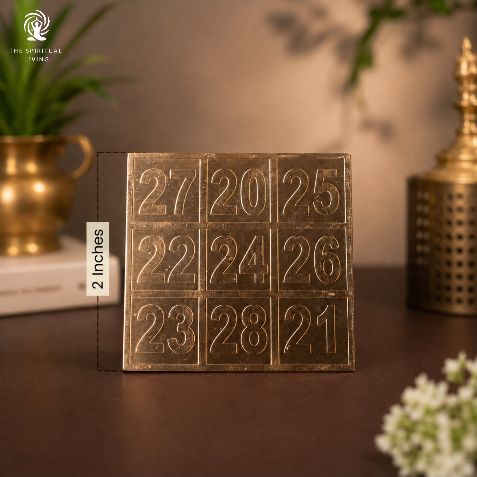Copper Kuber Card of Abundance for Wallet - 2 Inch - 2 Pcs