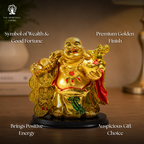 Laughing Buddha for Money and Good Luck - 7 Inch