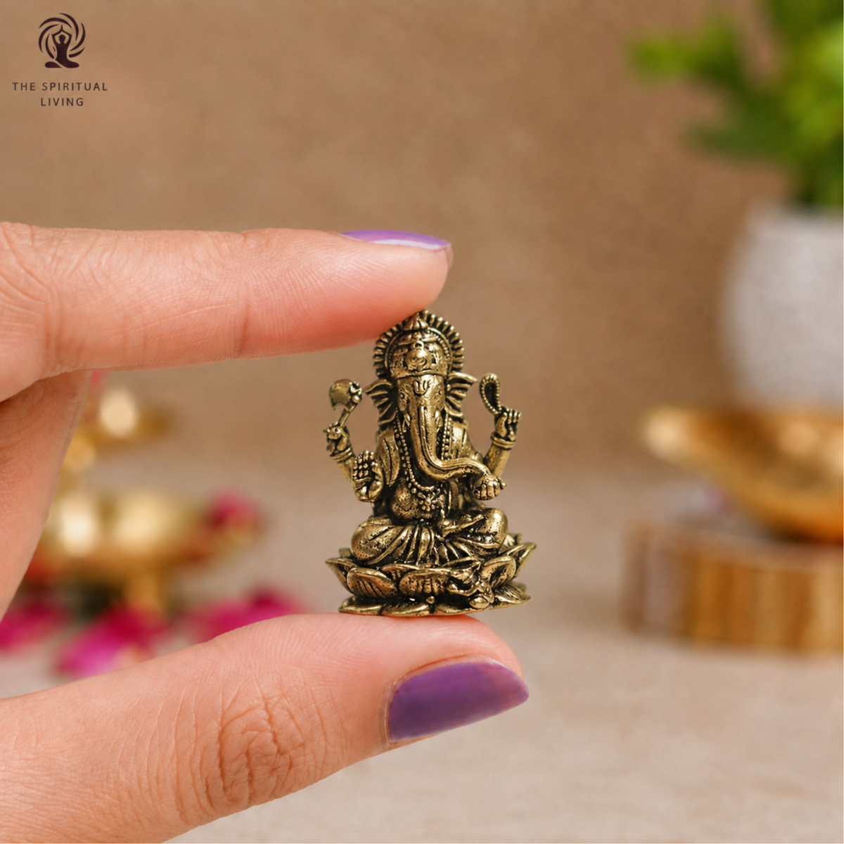 Lakshmi Ganesh Saraswati Idol | Small Idols | 1 Inch Murti