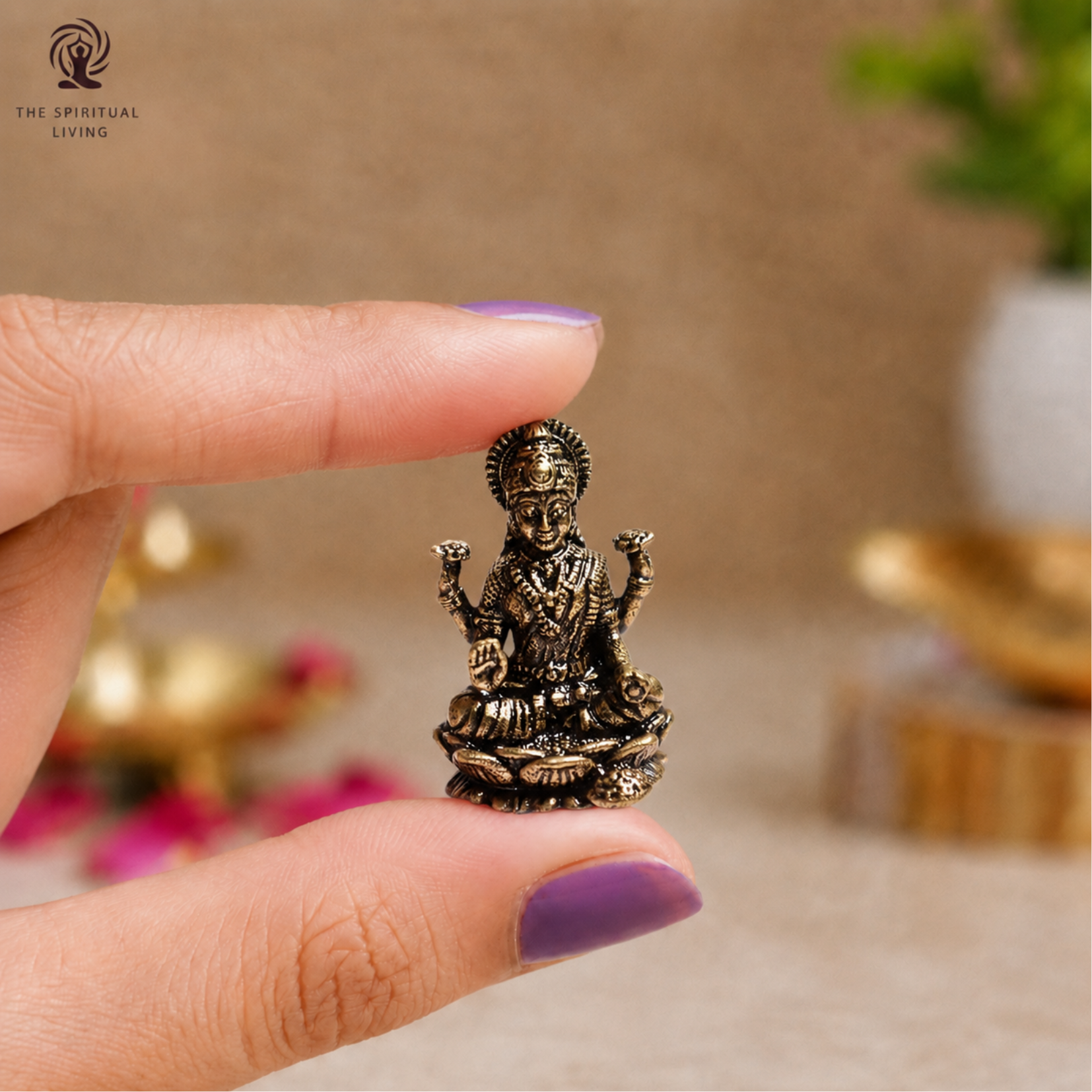 Lakshmi Ganesh Saraswati Idol | Small Idols | 1 Inch Murti