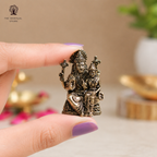 Lakshmi Narasimha | Miniature God Idols | Patina | Protection & Wealth |