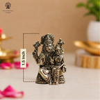 Lakshmi Narasimha | Miniature God Idols | Patina | Protection & Wealth |
