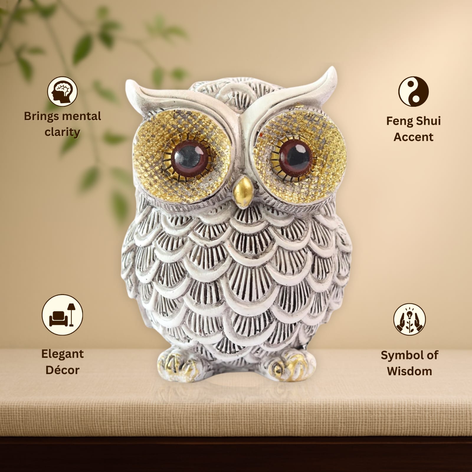 Owl Showpiece - 4 Inch
