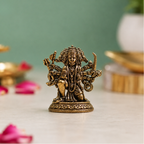 Brass Mini Panchmukhi Hanuman Idol for Car | Miniature | 1.5 Inch |  Murti | Statue |  जय श्री राम |