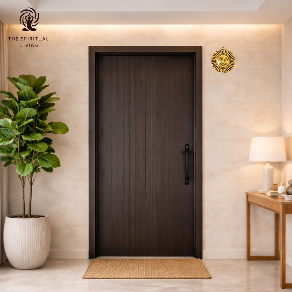 Brass Sun Wall Hanging | 3 Inch | God Idol | Surya Bhagwan Murti | Suraj Vastu |