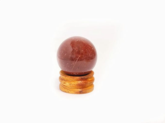 Natural Red Jasper Crystal Ball