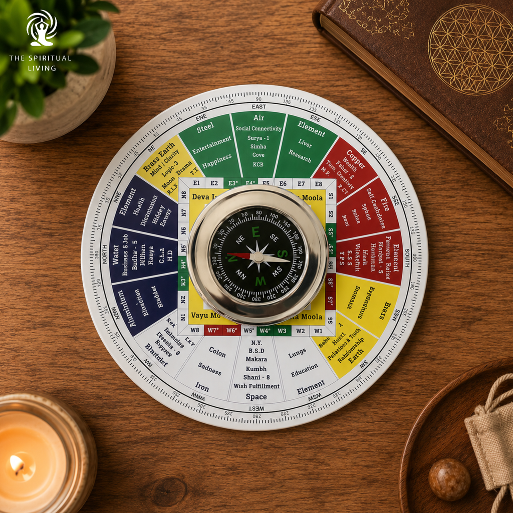 Shakti Chakra with Compass Vastu - 5.5 Inch