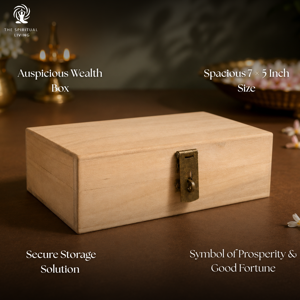 Shriparni Wealth Money Cash Box 7 x 5 Inch