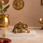 Shri Yantra On Tortoise | 2.5 Inch | वास्तु उपाय | Ashtalakshmi Kurma | Turtle | Feng Shui | Showpiece for Prosperity |