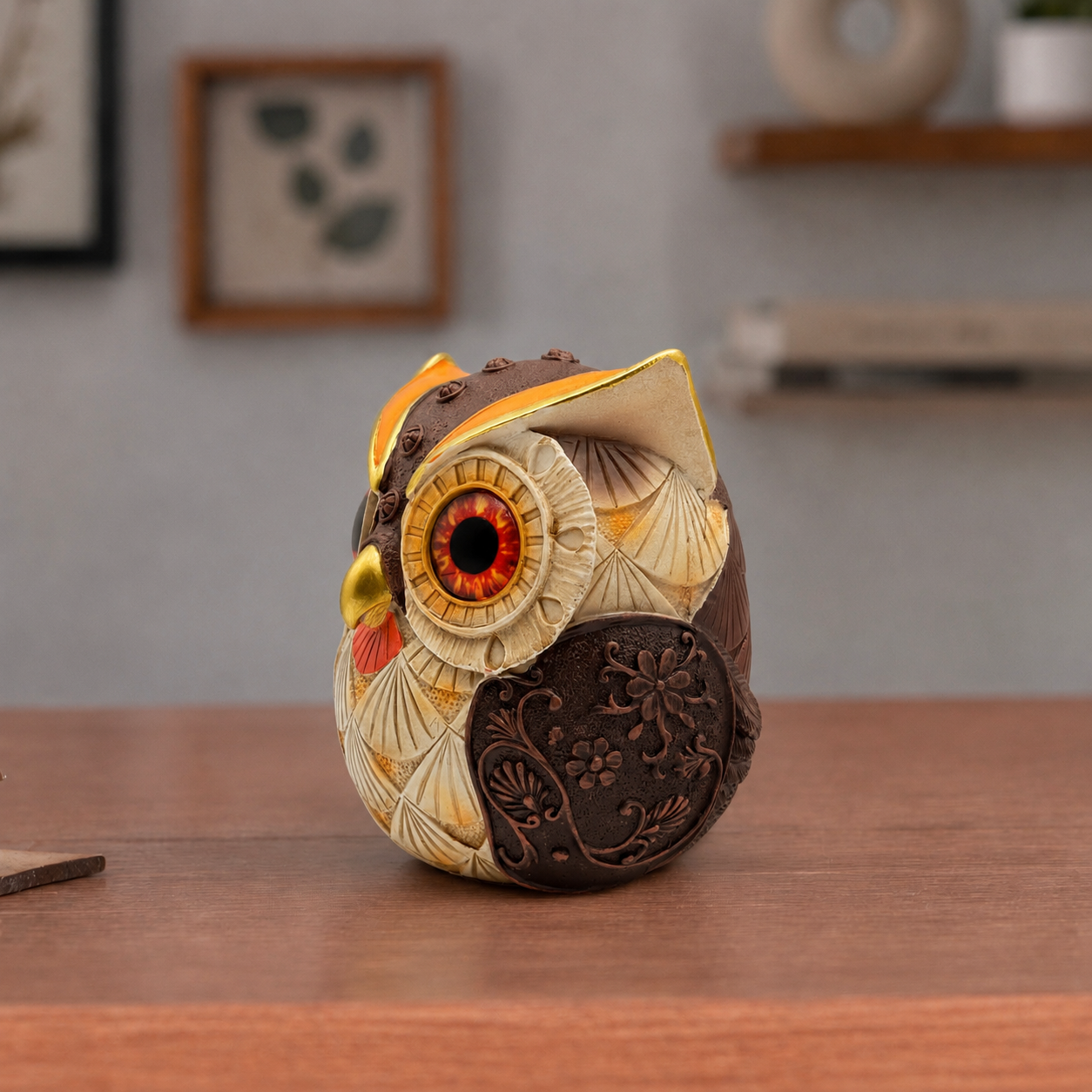 Premium Lucky Owl Statue for Good Luck | 4.5 Inch | Feng Shui | उल्लू |