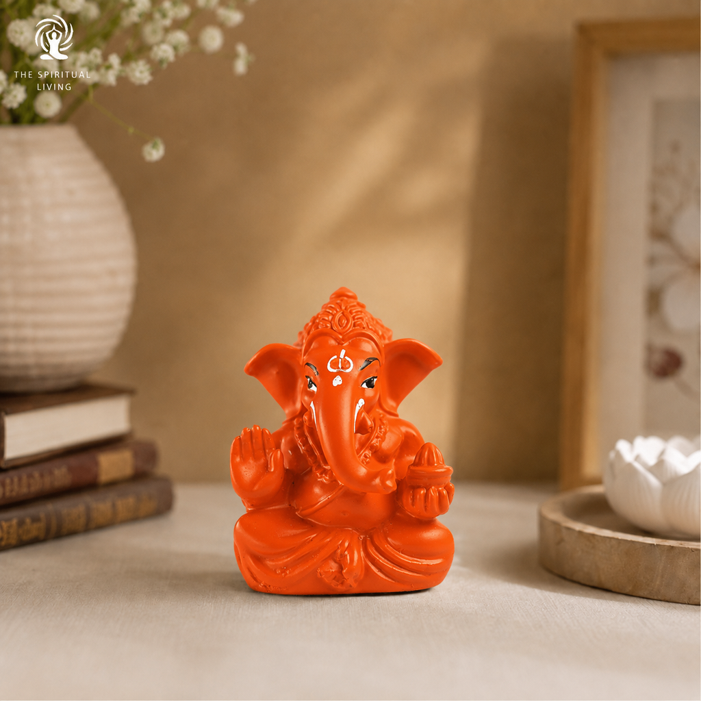 Soft Feel Ganpati | 2.25 Inch | Ganesh Idol for Car Dashboard |  Diwali - Home Decor |