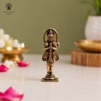Brass Hanuman Ji | 1.5 Inch | God Statue | Small | जय श्री राम | Pital | Protection Gifts |