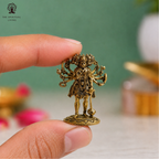 Brass Panchmukhi Hanuman Miniature | 1.5 Inch | Small | Hanuman Ji | जय श्री राम |
