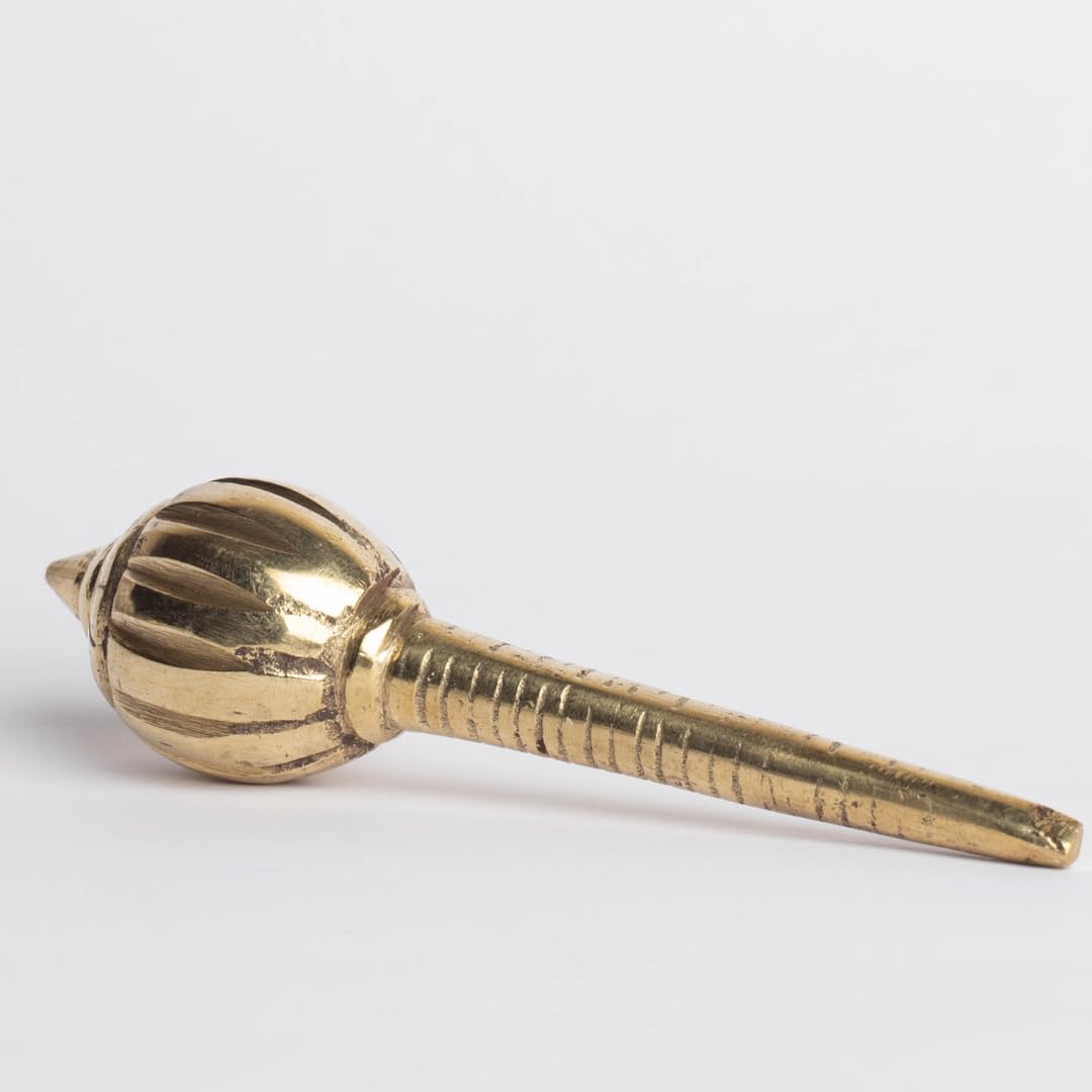 Brass Gada Hanuman Ji - 3.5 Inch